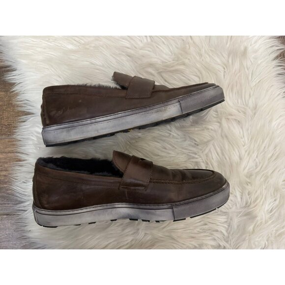 Ross & Snow Matteo Genuine Shearling Loafer Sneaker USA Size 13‎ Water Resistant main image 10